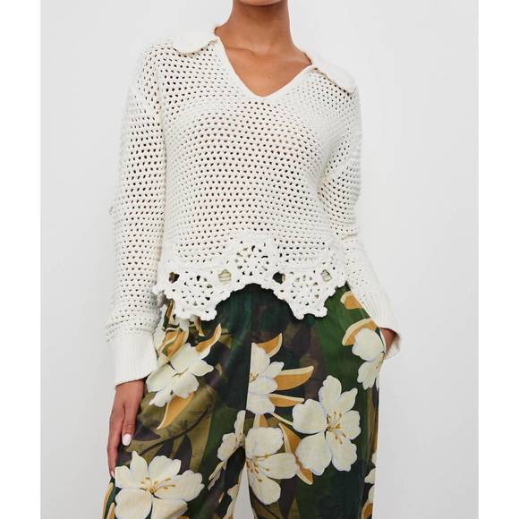 NEW RAILS louise top in ivory - Picture 1 of 4